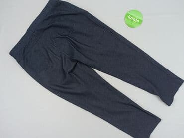 legginsy kolarki: Material trousers for women, size 3XL (EU 46) — 3