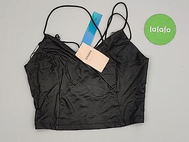 modne jeansy cropped: Cropp, Top damski, rozmiar L — 2