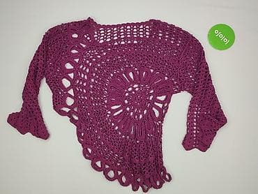 violetta: Hand Knitted, Ponczo damskie, rozmiar One size — 3