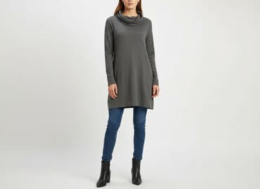 sukienki dzianinowe plus size allegro: Tunika damska, rozmiar S — 6
