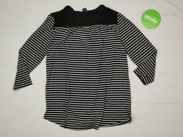 bluzki w paski damskie wyprzedaż: H&M, Bluzka damska, rozmiar M — 4
