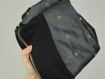 rozkloszowana sukienka z ekoskórą: Bodyflirt, Sukienka damska, rozmiar S — 6