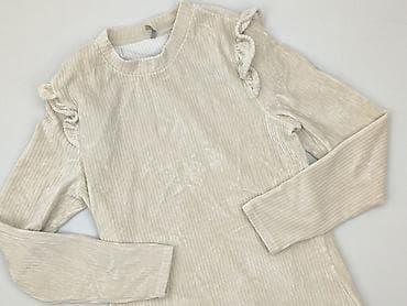 biała bluza pull: ONLY, Bluzka damska, rozmiar L — 1