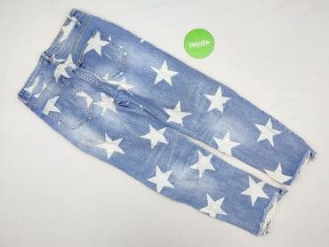 jeansy z piórami: Denim, Jeansy damskie, rozmiar S — 3