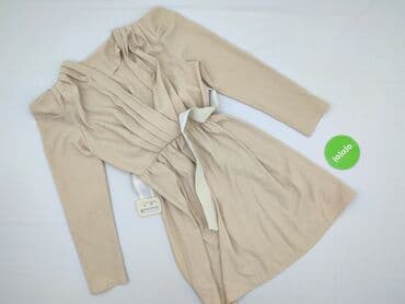 beżowy trencz i sukienka: Sukienka damska, rozmiar S — 2