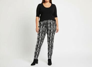 używane ubrania online: Spodnie materiałowe damskie, rozmiar XL — 1