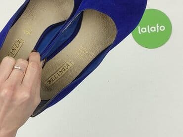 srebrne buty na obcasie ccc: Półbuty damskie, rozmiar 40 — 7