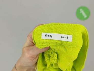 sinsay krótkie spodenki żółte: Szorty damskie, rozmiar S — 4