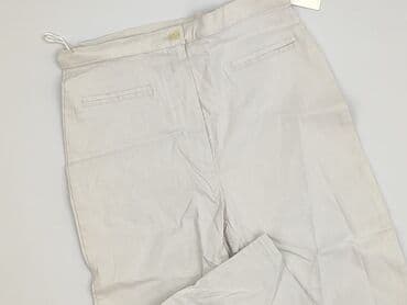 srebrne legginsy: Styled In Italy, 3/4 Trousers for women, M — 6