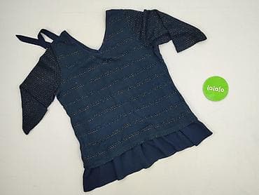 niebieska bluza hm: Bluzka damska, rozmiar M — 2