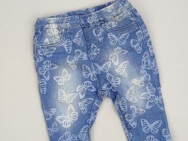 spodnica obcisla: Spodnie jeansowe, H&M, 3-6 miesięcy, stan - Bardzo dobry — 1