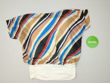 biała marynarka w paski: Bluzka damska, One size — 3