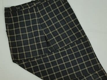 moda dla 70 latki: Material trousers for women, size L (EU 40) — 1
