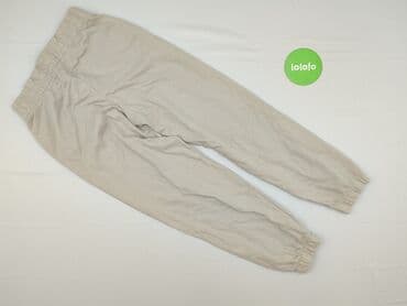 biale spodnie dresowe mohito: Sinsay, Material trousers for women, size S — 4