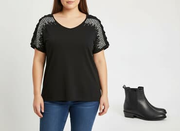 bluzka siateczka z cyrkoniami stradivarius: Bluzka damska, rozmiar XL — 1