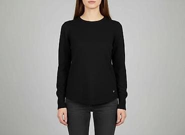 pull and bear bluza czarna: Tu, Sweter damski, rozmiar S — 7