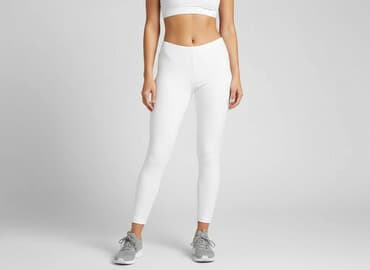 legginsy bawełniane damskie 3 4: Legginsy Sportowe damskie, rozmiar S — 1