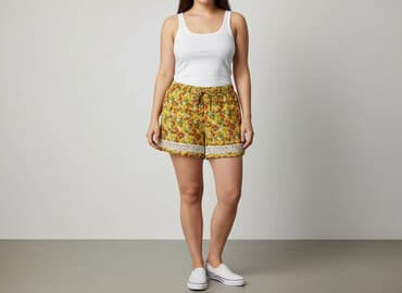 papavero wykroje spodenki krótkie: Papaya, Szorty damskie, rozmiar XL — 6