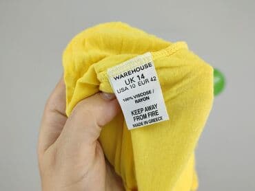 bluzka żółta w czarne paski: Warehouse, Top damski, rozmiar XL — 5