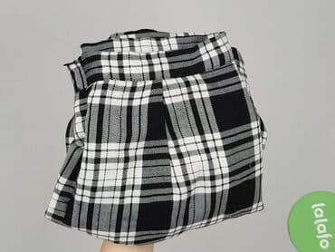 czarne spódnice w kratę: Boohoo, Spódnica damska, rozmiar XS — 5