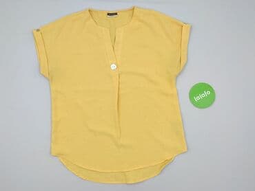 żółte bluzki z krótkim rękawem: Beloved, Bluzka damska, rozmiar S — 2