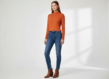 bluzki z golfem: Bluzka damska, rozmiar S — 5