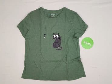 ubrania z kotem: Shein, T-shirt damski, rozmiar XL — 2