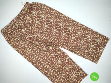 spodnie woskowane brązowe reserved: Shein, Women`s trousers, size 3XL (EU 46) — 3