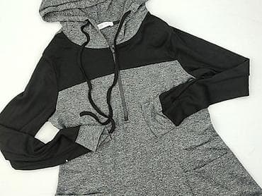 crop sweter: Bluza z kapturem damska, rozmiar M — 1