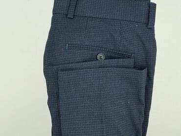 czarne spodnie z wysokim stanem reserved: Tu, Spodnie garniturowe dla mężczyzn, L — 6