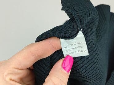 niebieska satynowa sukienka zara: Жіноча блуза, розмір S — 5
