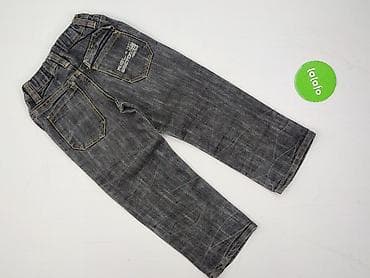 spodnie drill jeans: Spodnie jeansowe, 4-5 lat, 110, stan - Bardzo dobry — 3