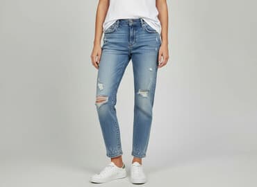 ripped zara jeans: Zara, Jeansy damskie, rozmiar XS — 7