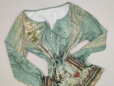 bluzka w paski zielone: Bluzka damska, rozmiar L — 2