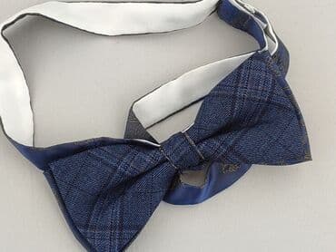 złote dodatki do zielonej sukienki: Bow tie, color - Blue, condition - Perfect — 1