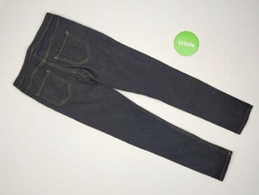 szara bluza pull and bear: Spodnie jeansowe, H&M, 13 lat, 158, stan - Idealny — 3