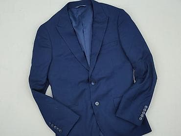 marynarka pull and bear: Męska marynarka PAWO Choice - Kolor: granatowy - Krój: jednorzędowy — 1