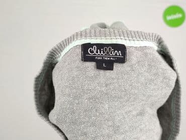 bluzki z smiesznymi napisami: Chillin, Kardigan damski, L — 4