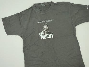 czarna koszulka ze zlotym nadrukiem: Identity, Koszulka dla mężczyzn, XL — 2