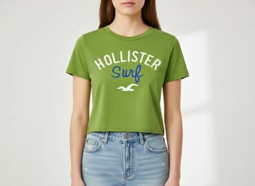 koszulka polo hollister: Hollister, T-shirt damski, rozmiar XS — 6