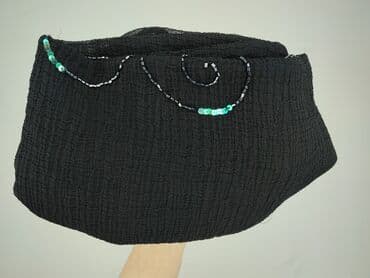 czarne bluzki z krótkim rękawem allegro: Bluzka damska, rozmiar One size — 4