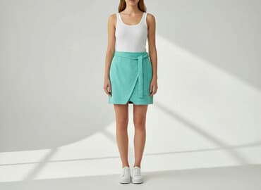 mini i rajstopy: River Island, Spódnica damska, M — 6