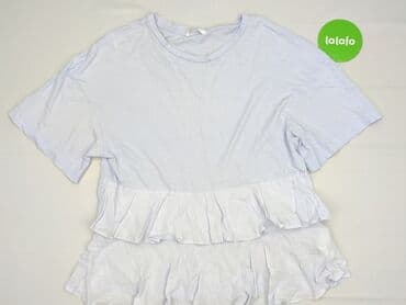 niebieska satynowa sukienka zara: H&M, Топ жіночий, розмір M — 2