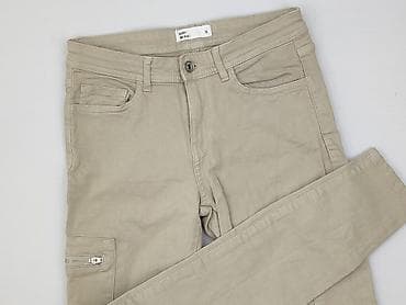 Skinny, Spodnie cargo damskie, rozmiar S