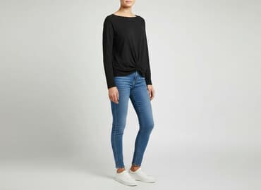 bluzki basic czarne: Bluzka damska, S — 7