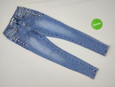 srebrne buty deichmann: Jeansy damskie, rozmiar S — 2