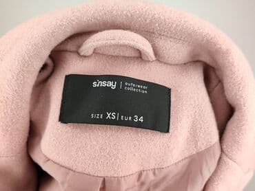 kurtki zimowe d: Sinsay, Płaszcz damski, rozmiar XS — 4