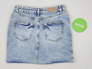 brazowe jeansy: Spódnica damska, rozmiar S — 3
