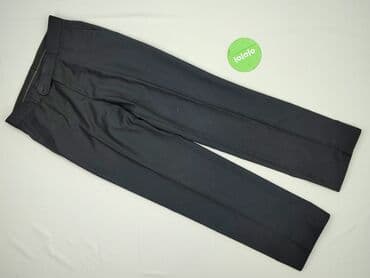czarne satynowe spodnie zara: Spodnie materiałowe damskie, rozmiar S — 2