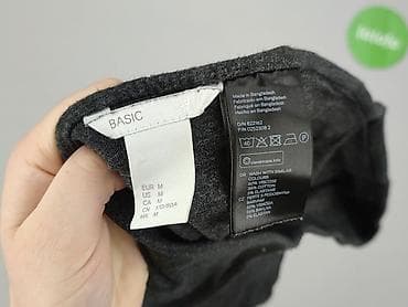 jasnoszary: H&M Basic, Spódnica damska, rozmiar M — 4